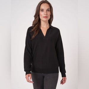 J. Crew With Cashmere Black V-Neck Sweater